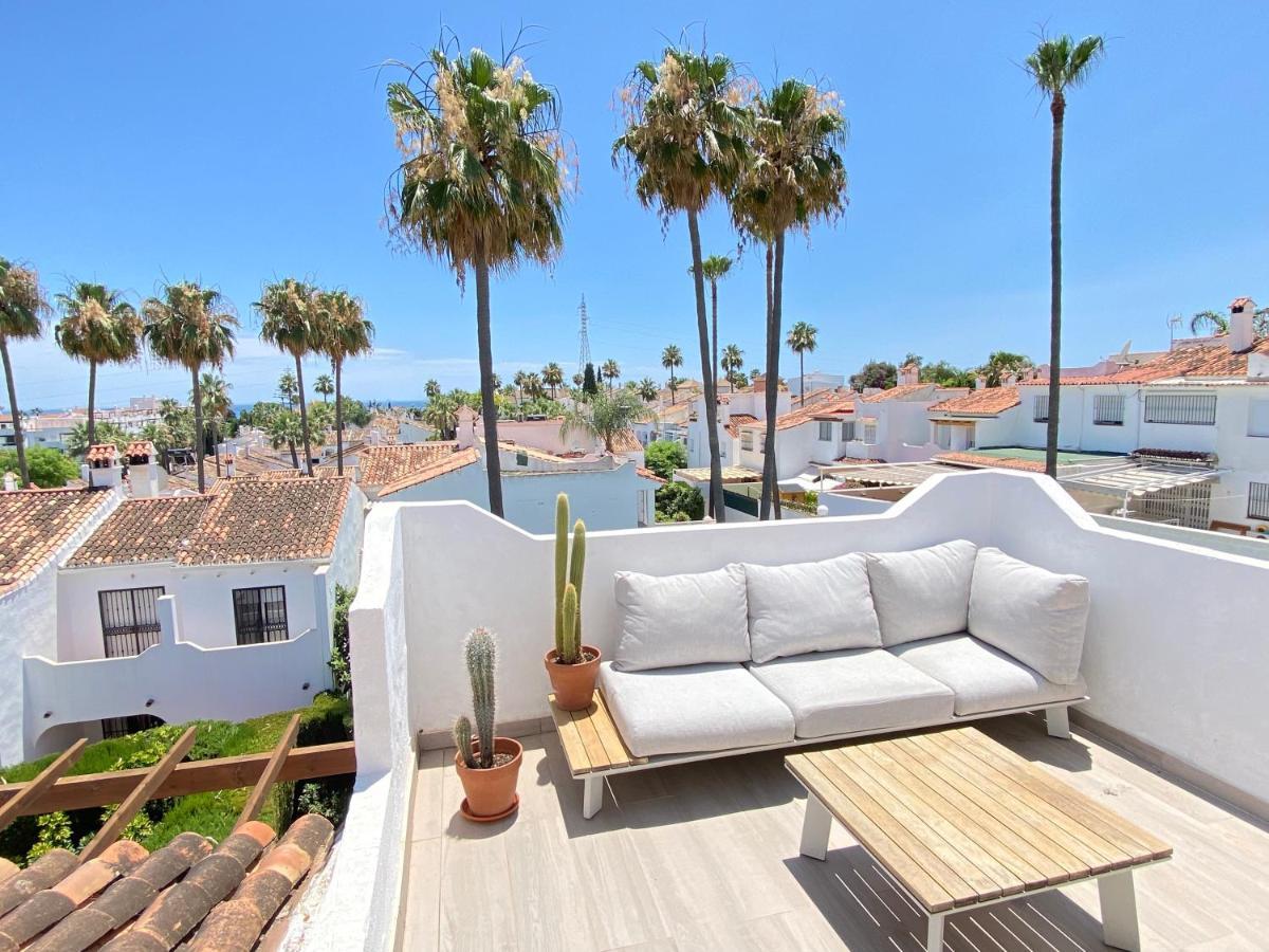 Townhouse W/Sea View & Garden Villa Estepona Buitenkant foto