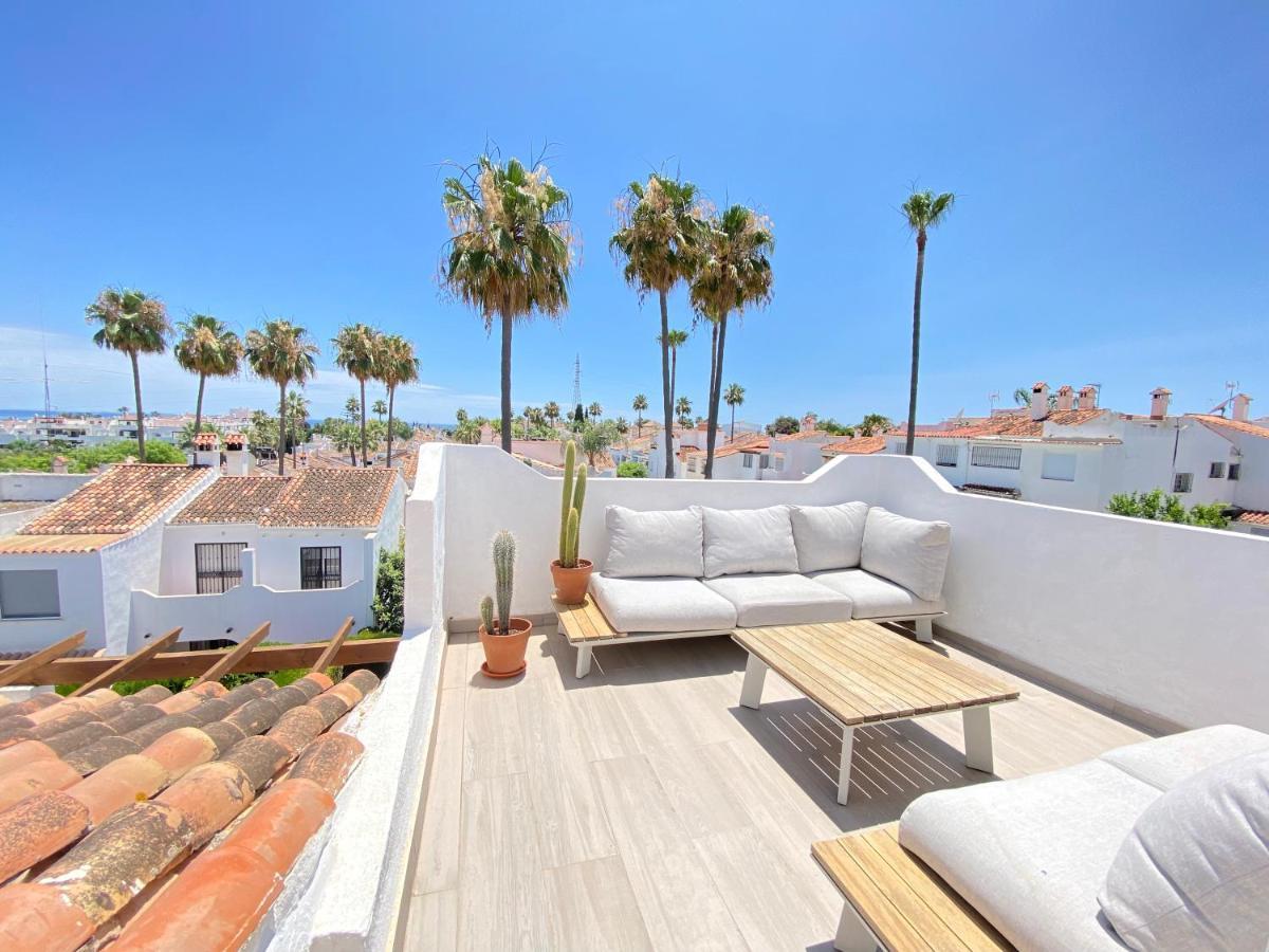 Townhouse W/Sea View & Garden Villa Estepona Buitenkant foto